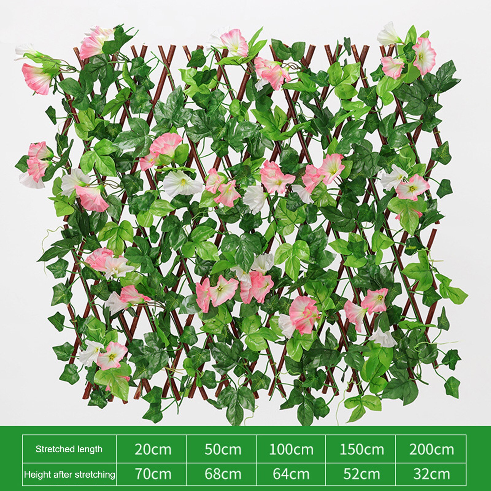 Artificial Leaf Garden Fence Screening Roll UV Fade Protected Privacy Artificial Fence Wall Landscaping Ivy Garden Fence: M2