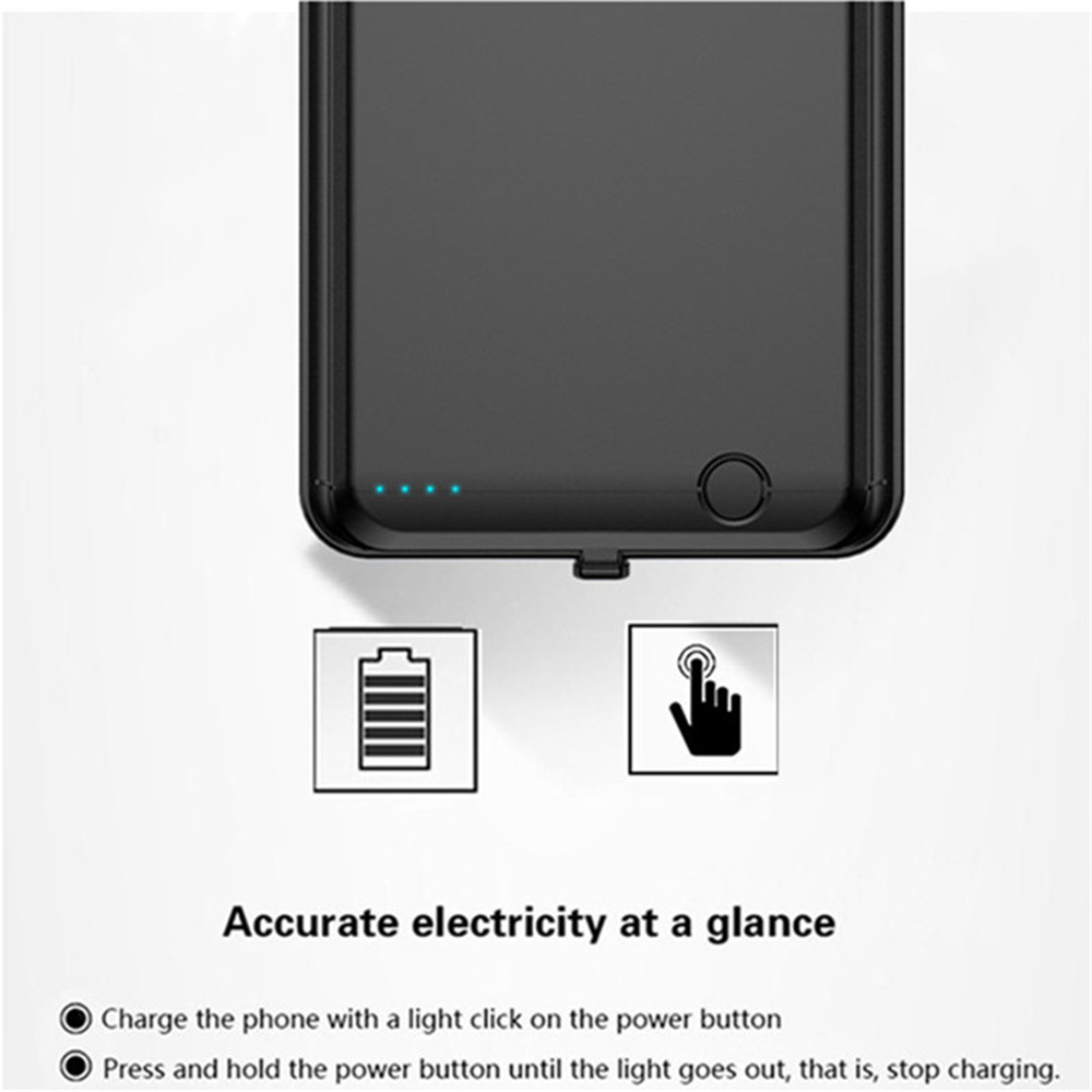 Battery Charger Cases For OnePlus 8 Pro 8T Battery Case 6800mAh External Battery Charging Cover For Oneplus 7 7T Pro Powerbank