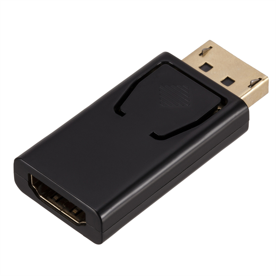 Adapter zgodny z 4K DisplayPort na HDMI męski DP na żeński konwerter kabla kompatybilnego z HDMI Video Audio do projektora HD TV PC
