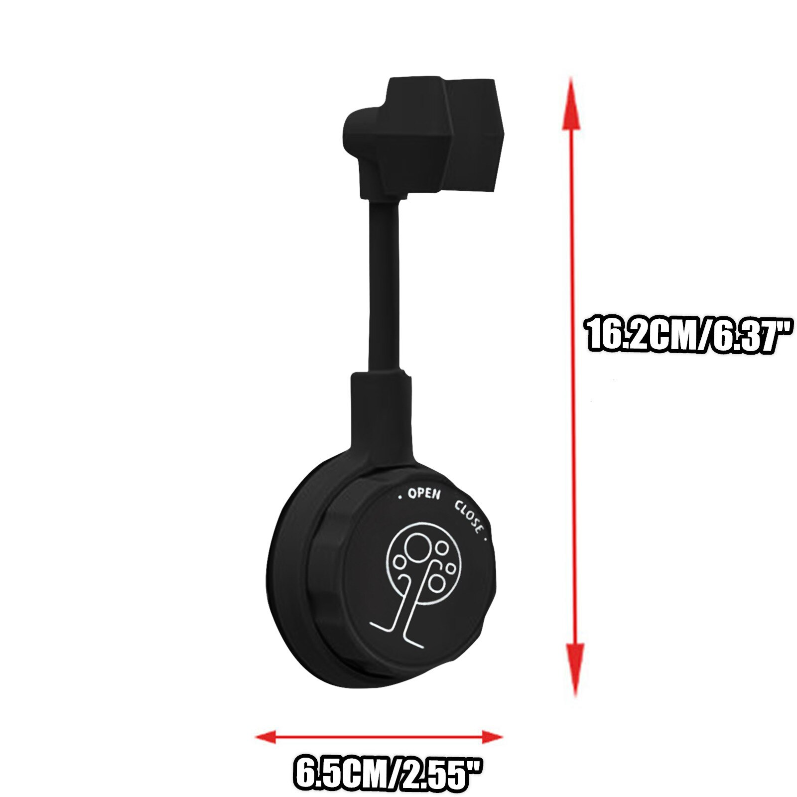 1/2/3PC Adjustable Adhesive Bathroom Shower Head Base Holder Stand Rotating Bracket Powerful Suction Shower Seat Chuck Holder#45