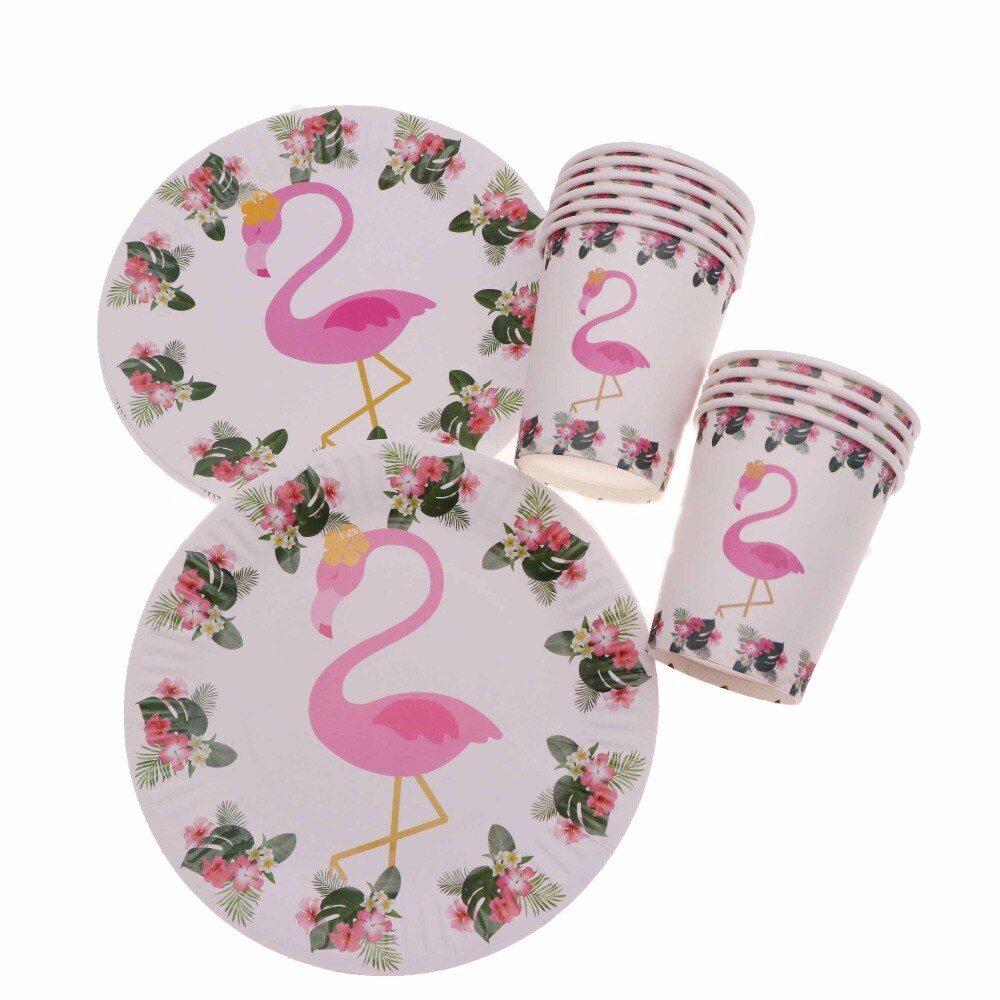 Roze flamingo verjaardag wegwerp servies partij decoratie kinderen servet cup plaat partij decoratie kids
