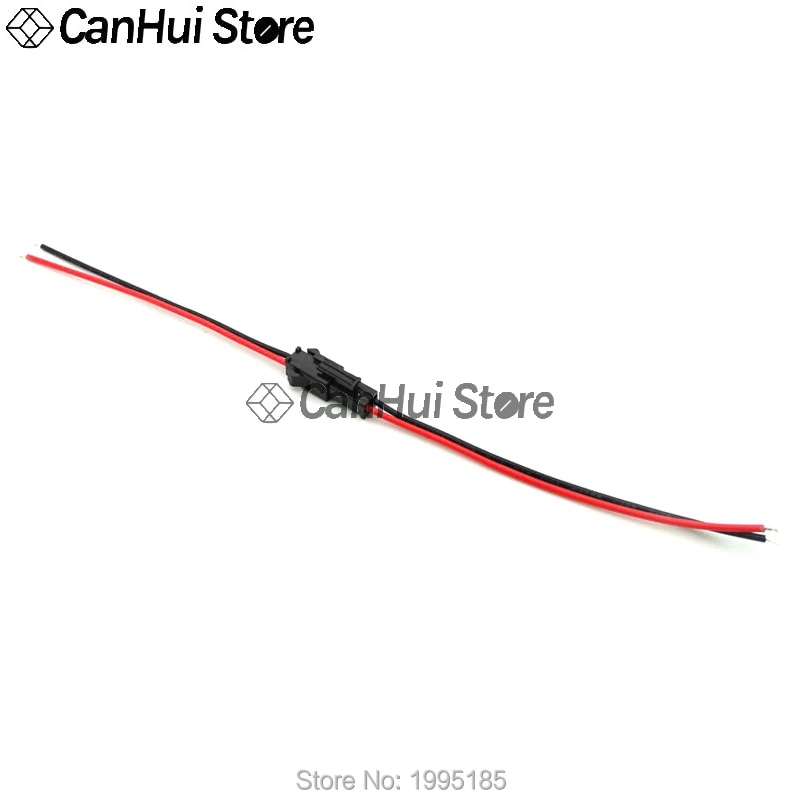Conector de cable macho a hembra, 2-5 pares, 10/15/20cm, JST SM 2P 3P 4P, tiras LED, conectores de controlador de lámpara, adaptador rápido