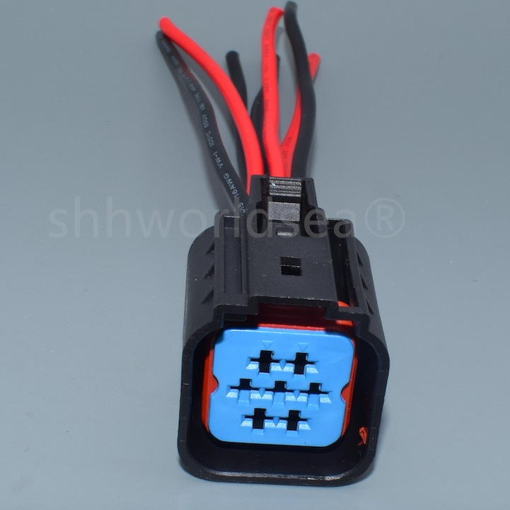 shhworldsea 1set 7 Pin 3.5mm male Female Wire Connector Auto Plug With Terminals: 1pcs female