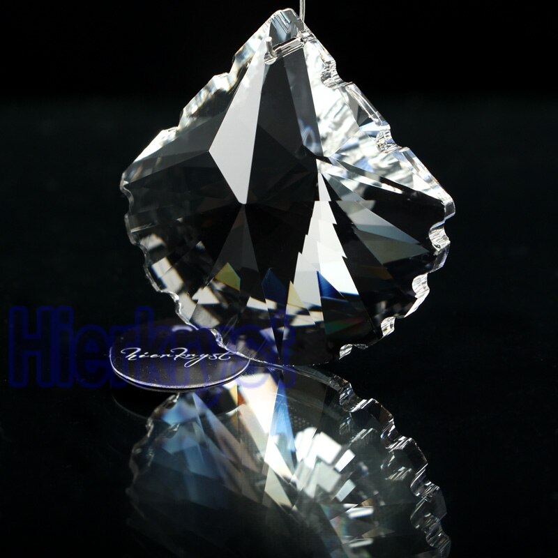 Hierkyst 1 pc k9 glazen kristalprisma's hangers kroonluchters onderdelen lusters regenboog lamp verlichting hang druppels 50mm 2 "  #1919