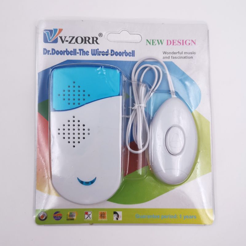 Wired Chime Doorbell Alarm Battery Operate Home Office School Door Bell Security