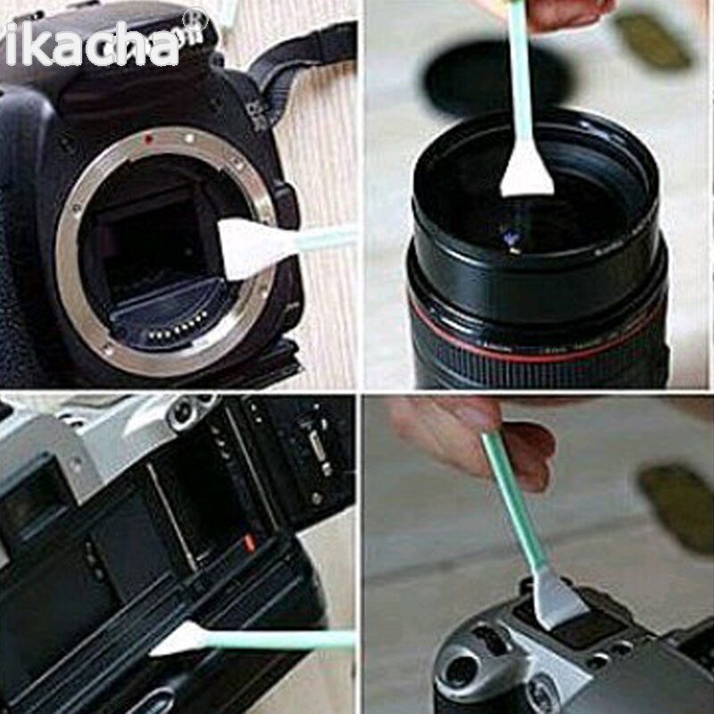 6pcs Camera Lens Cleaning Kit 13mm CCD COMS Sensor Cleaning Swab for Nikon Canon Sony Pentax Camera
