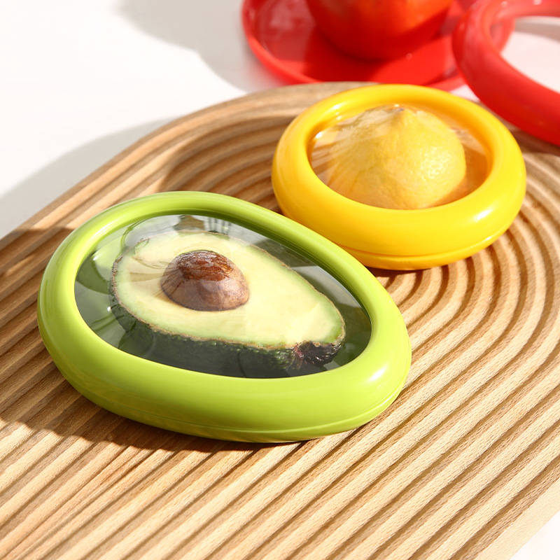 1 Stück/4 Stück Silikon-Frischhaltebox für Obst und Gemüse, Lebensmittelaufbewahrungsbehälter-einstellen, tragbar, stapelbar und auslaufsicher, halten