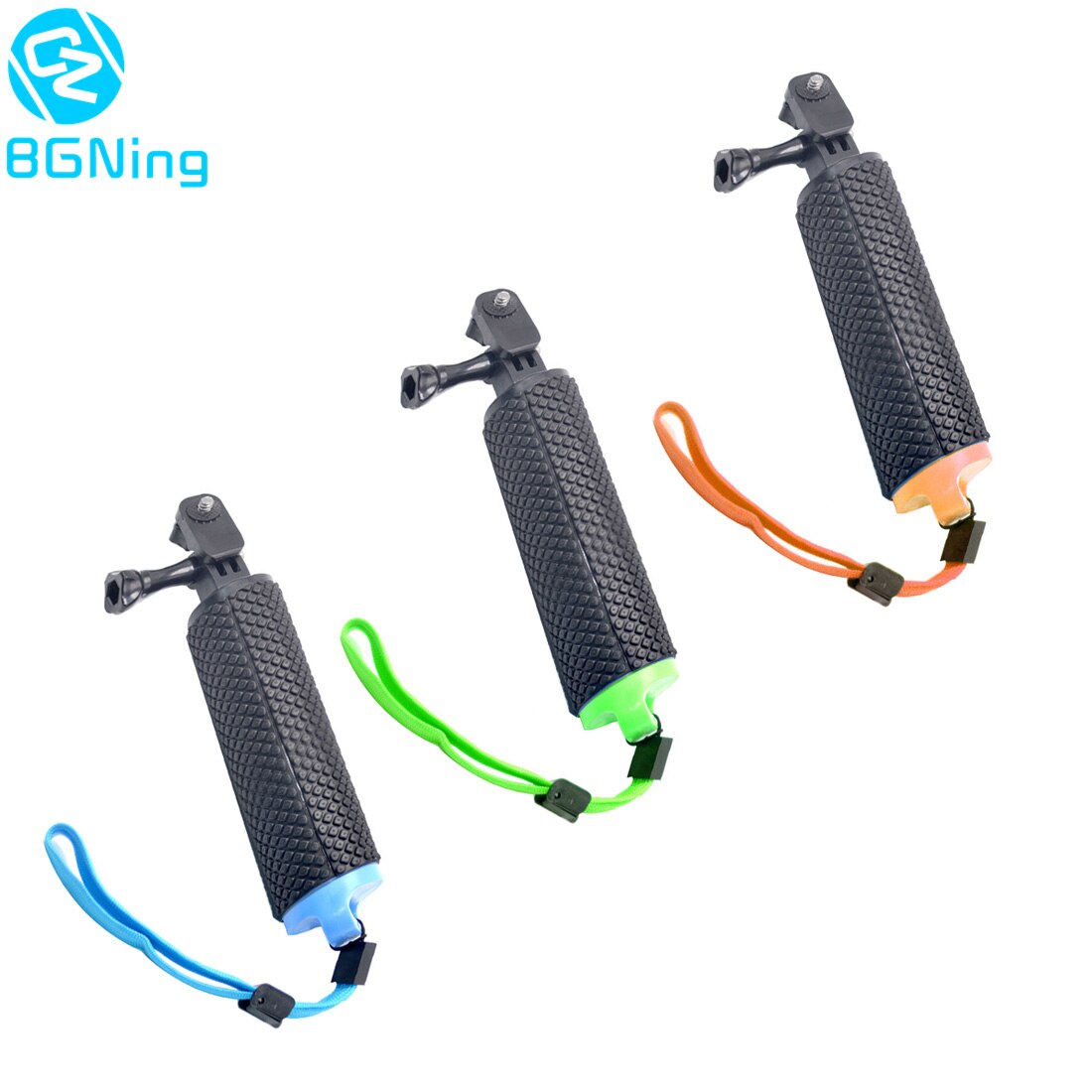 Bgning dykning håndgreb selfie håndtag mount flydende opdriftsstang til gopro hero 8 7 6 5 yi 4k sjcam til dji osmo action kameraer