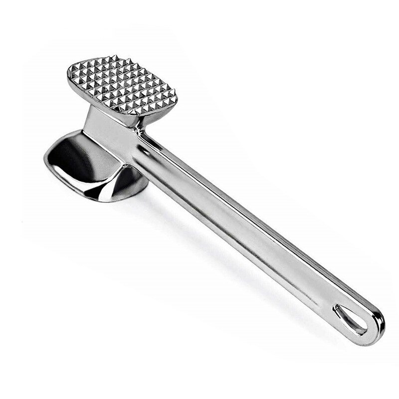 Martillo ablandador de carne herramienta de mazo para golpear carne, filete, pollo, cerdo, acero inoxidable martillo de carne herramienta de cocina