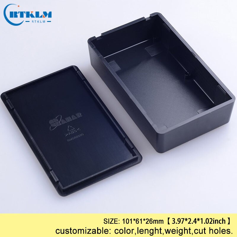 DIY project enclosure box abs plastic enclosure junction box electronic instrument cases small wire connection box 101*61*26mm