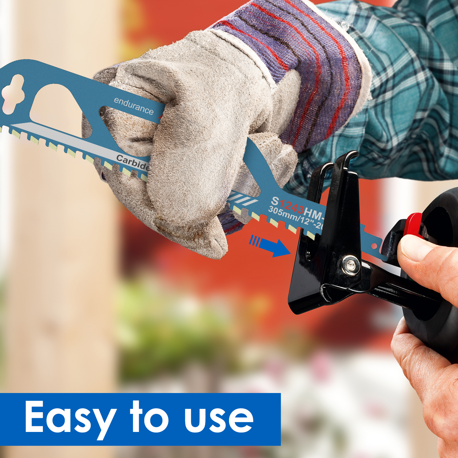 Reciprocating Saw Blade 10/12/18/20in Universal Cutting Recip Sabre Saw Blade Masonry Cutting Blade for Cement Composite Panels