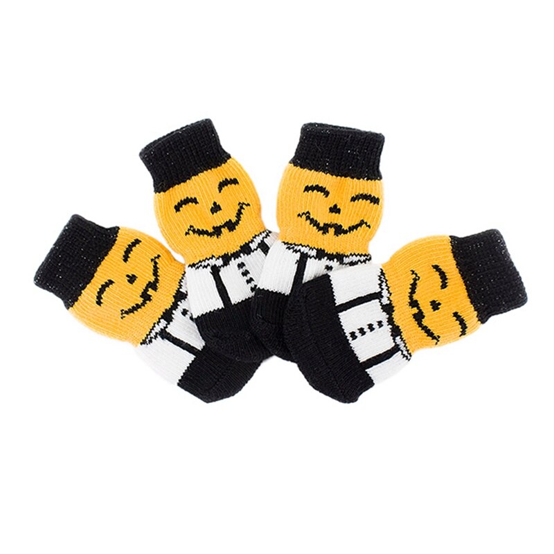 Neue Halloween Pet Wasserdicht Kürbis Socken Anti-... – Vicedeal Neue Halloween Pet Wasserdicht Kürbis Socken Anti-... – Vicedeal