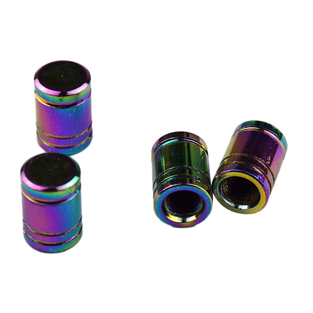 Cylinder Shape Racing Style Tire Valve Cover for Most Vehicles Cars Trucks Pickups