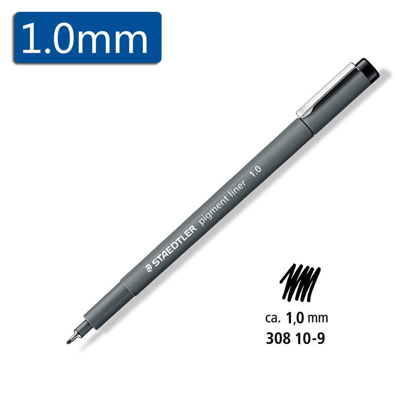 Staedtler Black Fineliner Drawing Pens - 0.05-2.0mm Office & School: black