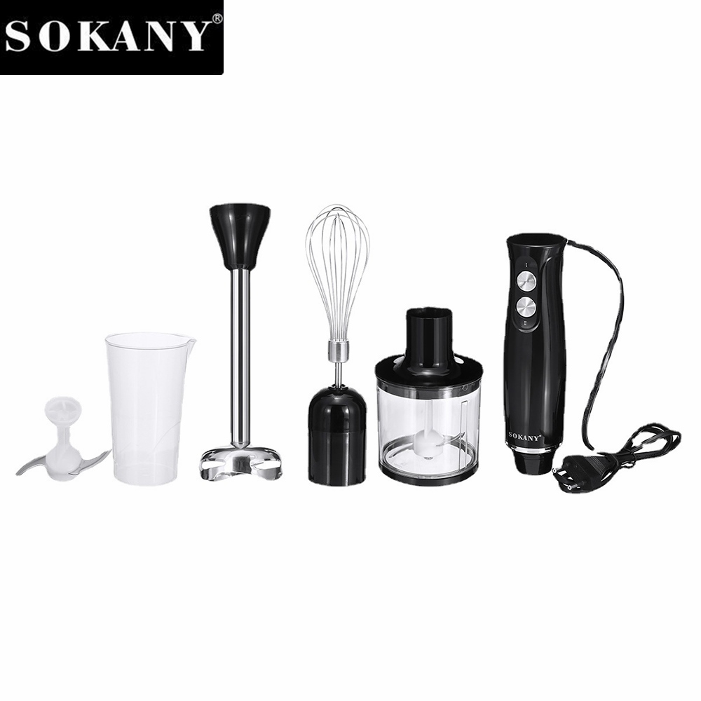 4 In 1 Mixer Machine 110V 220V Elektrische Mini Sap Draagbare Blender Voor Keuken Vleesmolen Voedselverwerkers Hakselpers