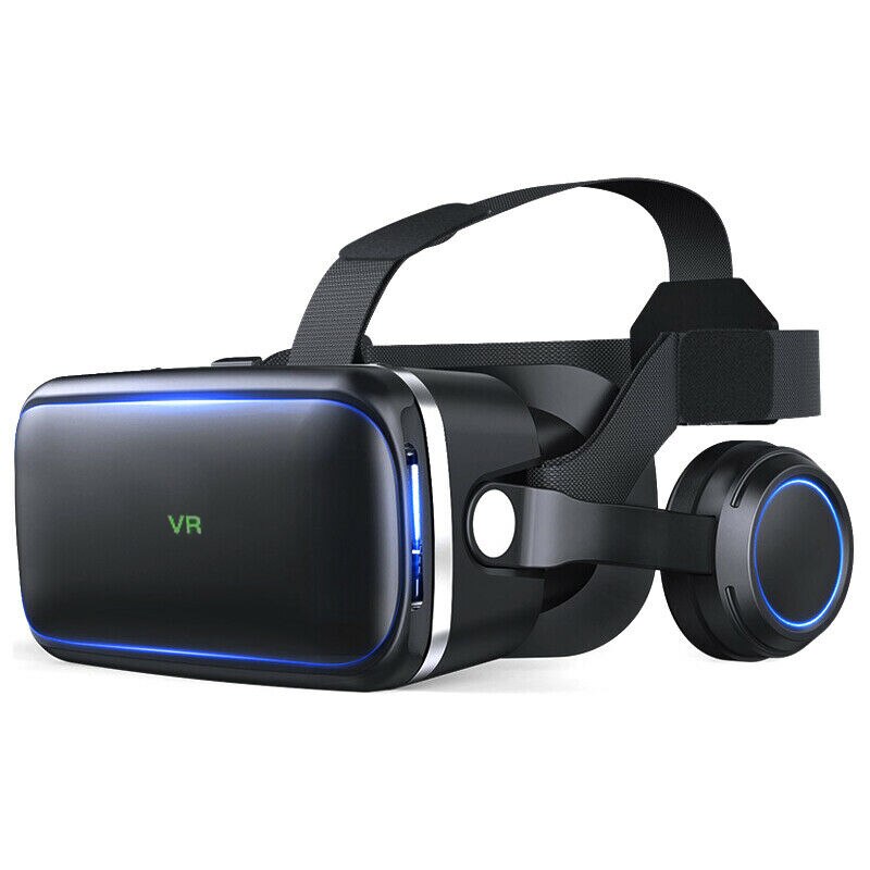 VR Virtual Reality Glasses With Eyesight Adjustment 3D VR Goggles Headset Box for IPhone Android Smartphones 4.7-6.0 Inch: Default Title