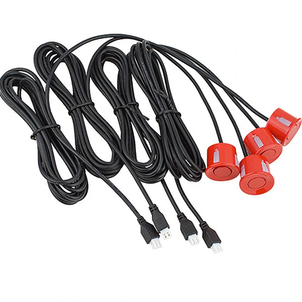 4Pcs Car Reversing Sensor Reversing Probe Parking Aid Sensors Car Accessories Supplies Products