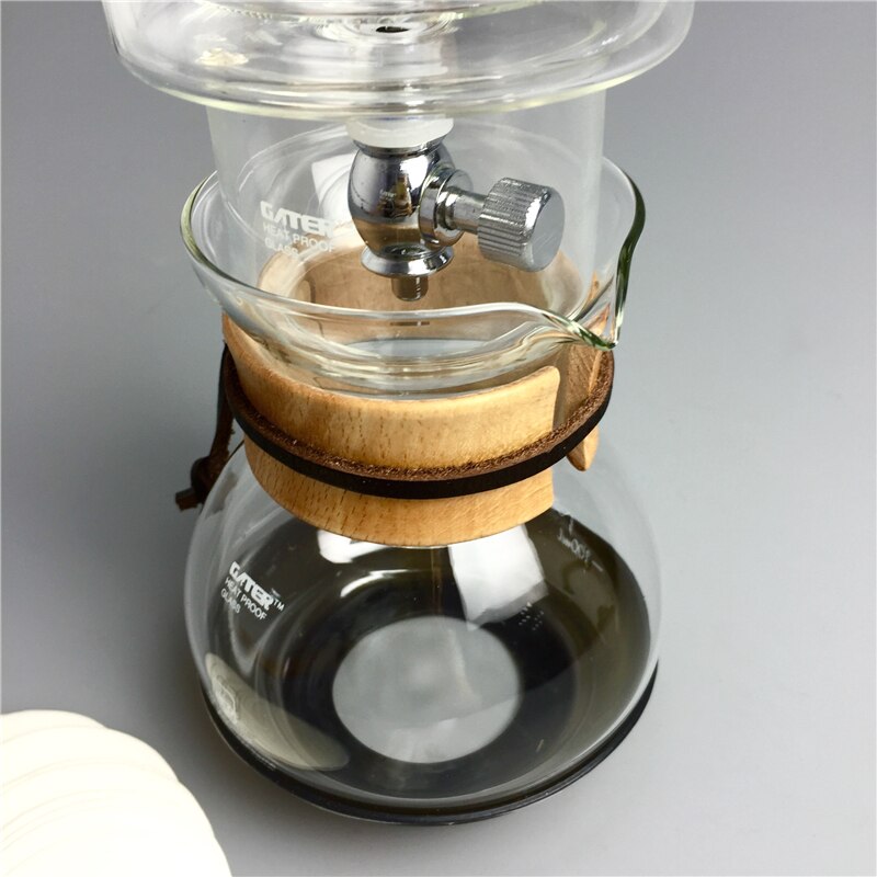 400ml Water Drip Coffee Maker Reusable Filter Tools Glass Espresso Coffee Dripper Pot Ice Cold Brew Coffee Machine
