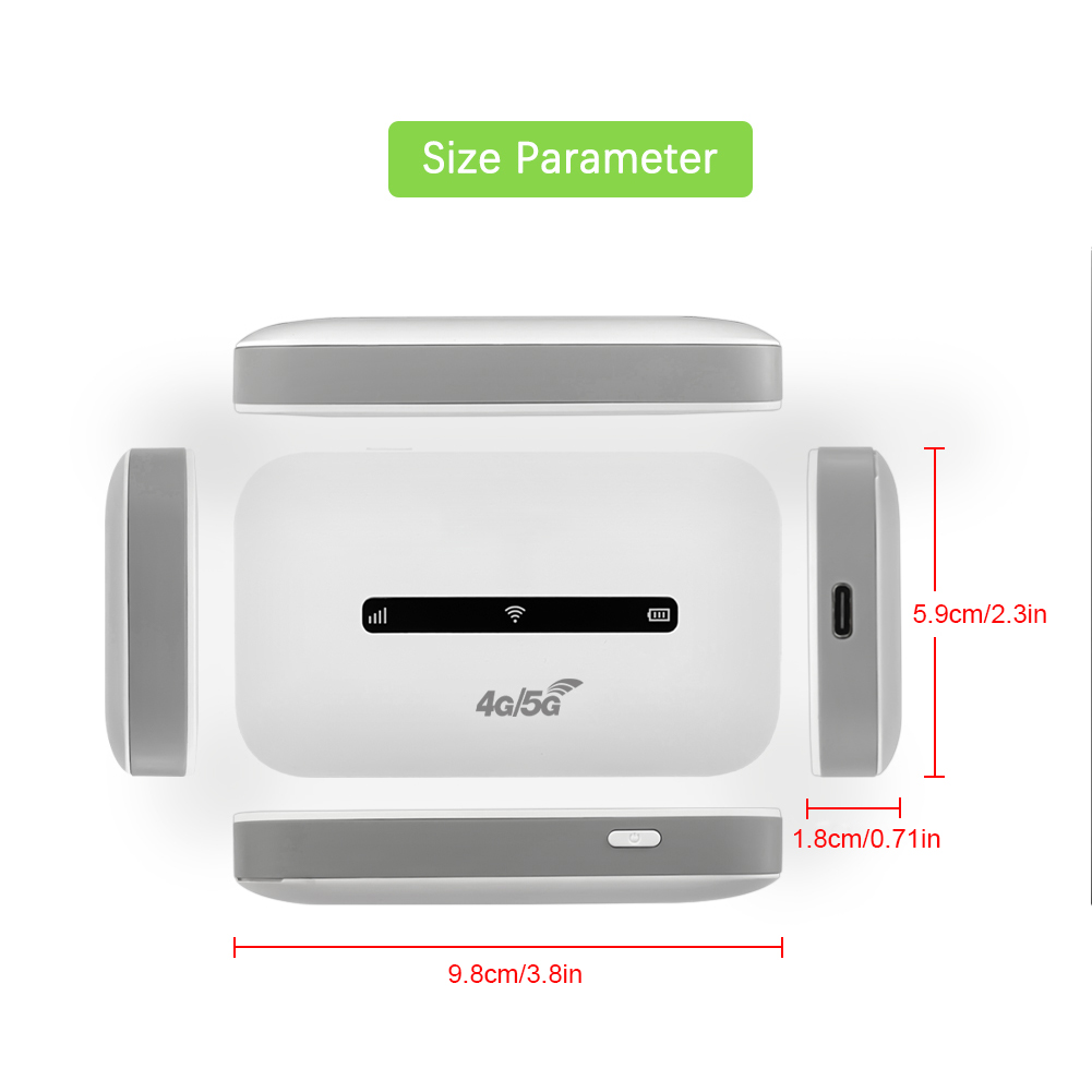 4G LTE Mobilny router WiFi 150Mbps Przenośny hotspot WiFi z gniazdem karty SIM Bezprzewodowy router internetowy Modem do podróży samochodem