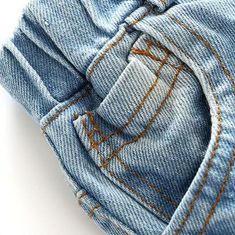 Pantalones cortos de tela vaquera para bebés, Jeans con agujeros a la , ropa para niños, pantalones cortos de vaquero informales para niños de 2, 3, 4, 5 y 6 años