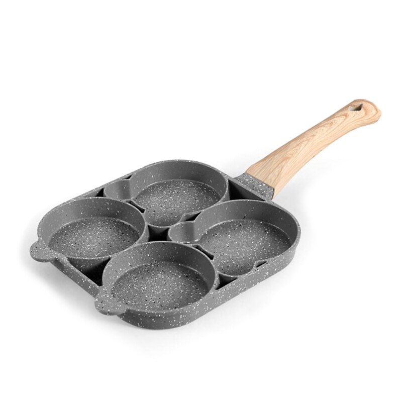 Non-stick Vier-Gat Omelet Eieren Pancake Maker Koekenpan Keuken Inductie Pot Burger Mold: B