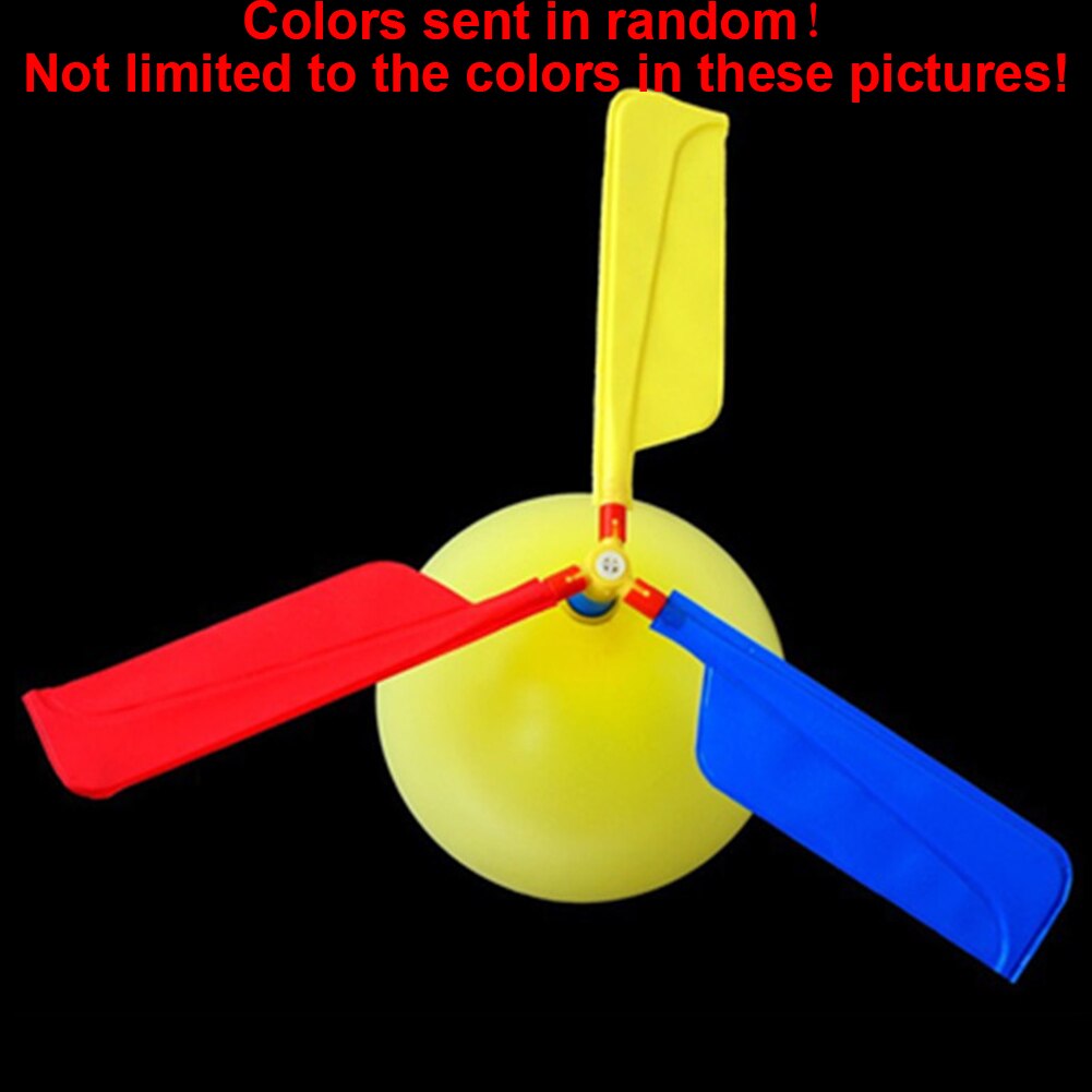 Fluitje Grappige Kids Manual Monteren Plastic Makkelijk Installeren Educatief Vliegende Ballon Helikopter