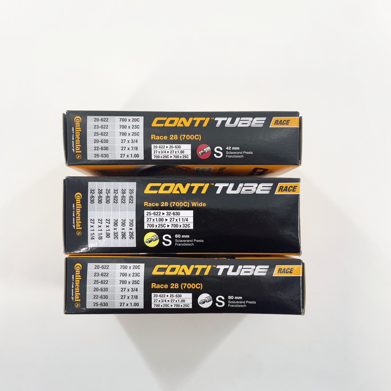 Continental race 28 700X20-32c Road Bicycle Iinner Tube FV 42/60/80mm for 700X20C 700X23C 700X25C 700X32C Tire Inner Tube