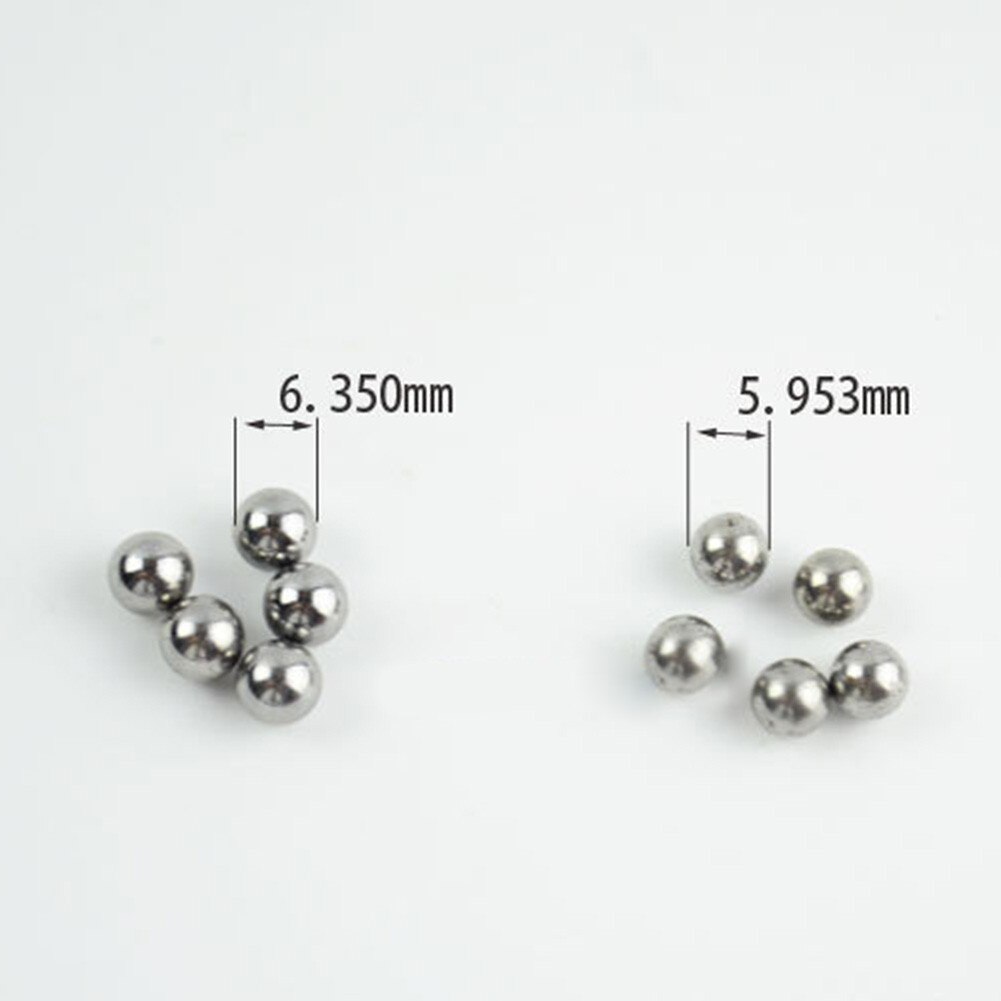 Roulement de vélo vtt, billes en acier pour moyeu de roue 4.76MM 3/16in avant ou 6.35MM 1/4in arrière, pièces remplaçables, équipement de cyclisme