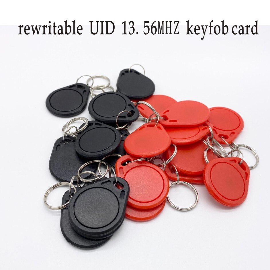 13.56Mhz Uid Verwisselbare Keyfobs Token Mf Nfc Tag Herschrijfbare Rfid Writable Toegangscontrole Key Card Gebruikt Te Kopiëren/clone Kaart