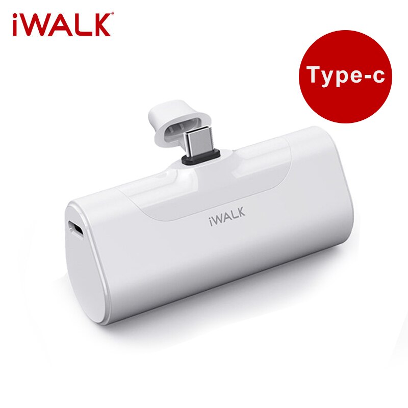 Iwalk carregador portátil pequeno 4500mah compatível com iphone 11 pro/xs max/xr/x/8/7/6/plus airpods e mais