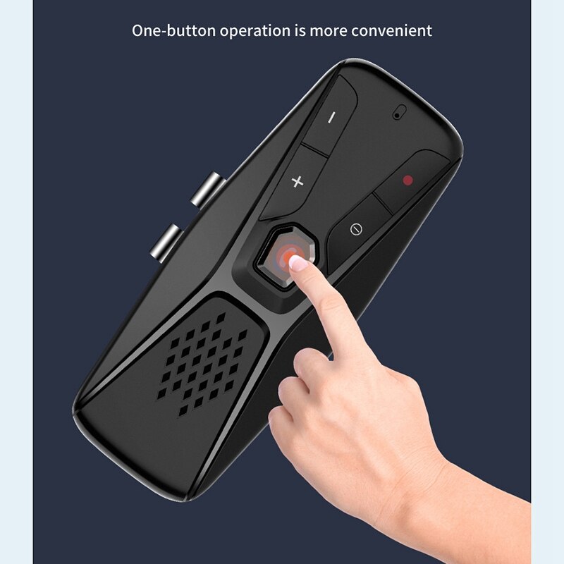 Bluetooth Freisprecheinrichtung kabellos mit Mikrofon Bluetooth 5,0 Auto Verbinden Auto Bausatz Freisprecheinrichtung