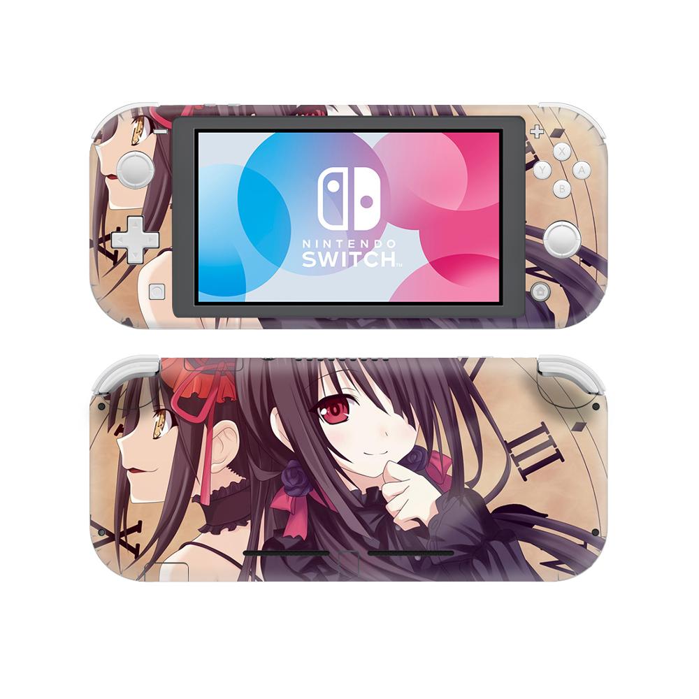 Anime Cute Girl Tokisaki Kurumi Decal NintendoSwitch Skin Sticker For Nintendo Switch Lite Nintend Switch Lite Skin Sticker: YSNSL0827