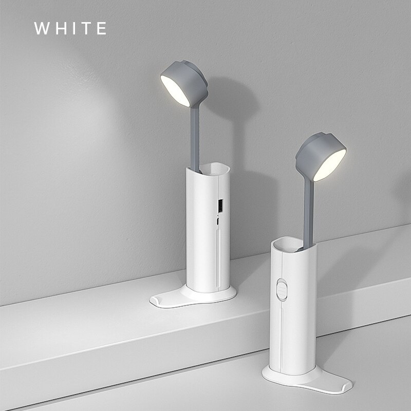 Led Bureaulamp Voor Studie Oogbescherming Leeslamp Usb Oplaadbare Zaklamp Multifunctionele Draagbare Slaapzaal Tafel Licht