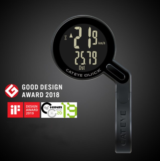 CATEYE Fahrrad Computer CC-RS100W Bike Analog Drahtlose Tacho Radfahren Wasserdichte Stoppuhr Integrierte Out Front Halter