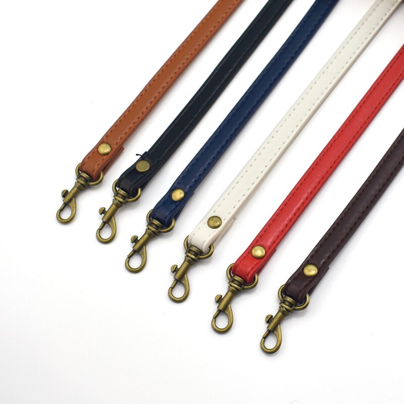 1.2cm Width PU Leather Bag Strap Shoulder Bag Adjustable Band Handle For Handbag Long Belt DIY Accessories Black KZ0012