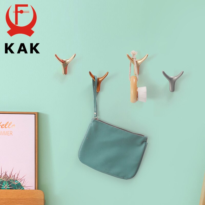 Kak Zinklegering Nordic Muur Haak Hanger Kleding Haak Jas Zak Hoed Opknoping Haken Badkamer Keuken Kledingrekken Met Schroeven