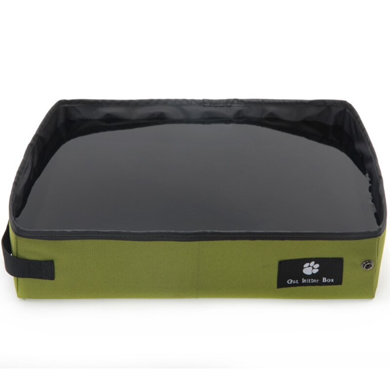Kat sengepander oxford stof sammenfoldelig kattebakke udendørs vandtæt toilet til killinger rengøringsudstyr til kæledyr