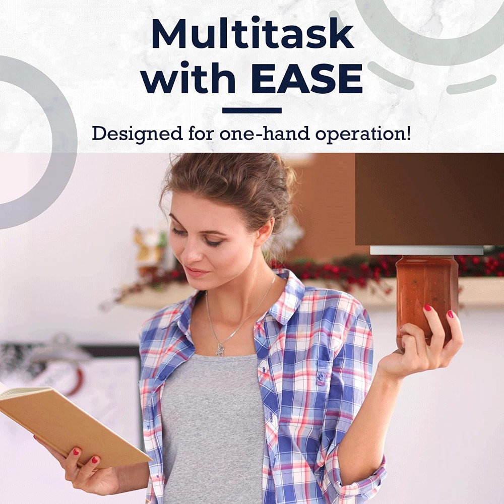 1Pc Onder Kastpotopeners Voor Zwakke Handmatige Grip, Artritis Potopener, Gadgets Met Één Hand En Flesopener Keukengereedschap