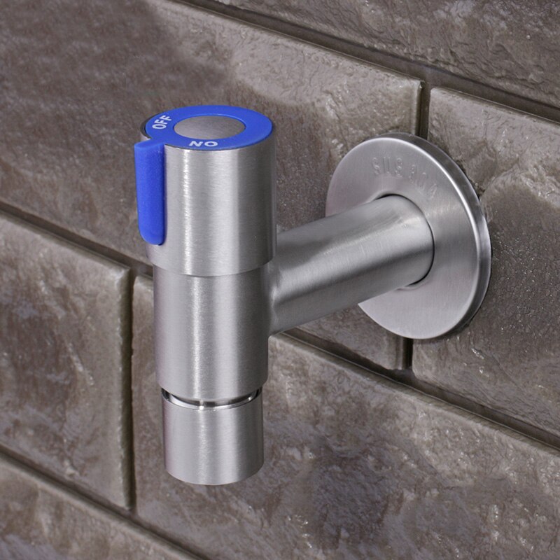 304 stainless steel Washing Machine Faucet bibcock Laundry Mop Pool Tap Dual Handles washing machine taps SC994