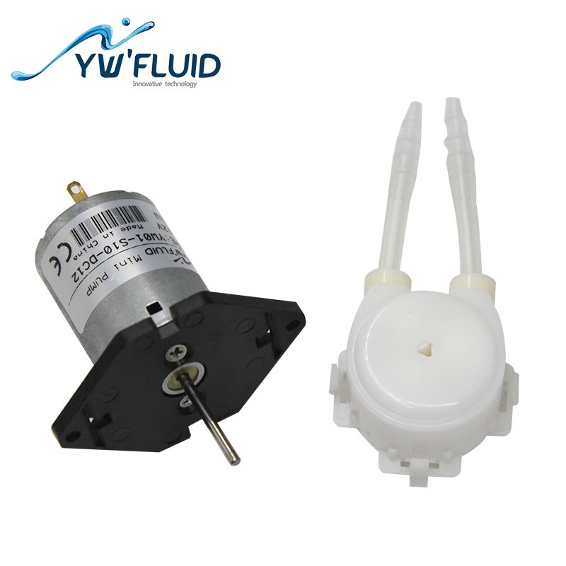Ywfluid 12v/24v elkraft mini vand peristaltisk pumpe i lav pris, der anvendes til håndrensning