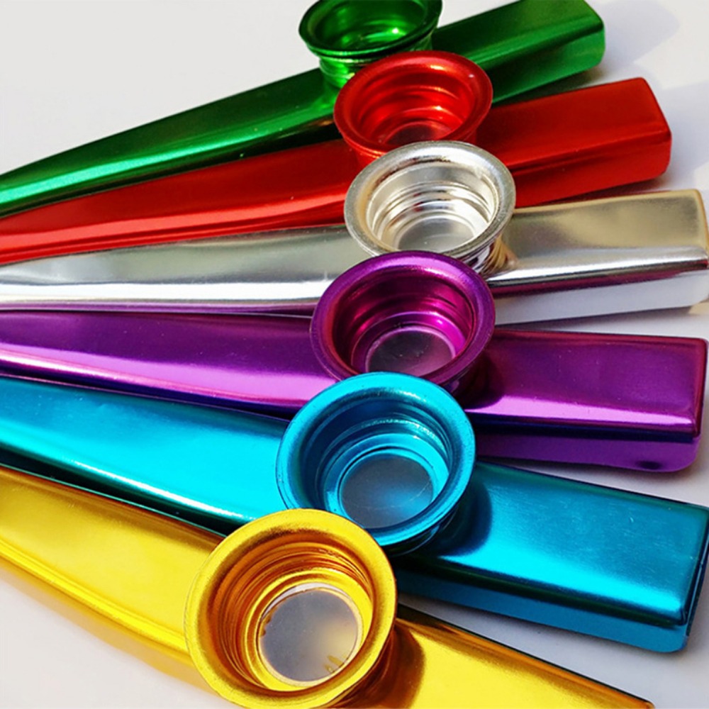 Simple léger Kazoo alliage d'aluminium métal pour Instrument de guitare amateurs de musique Instrument Instrument de musique strumenti