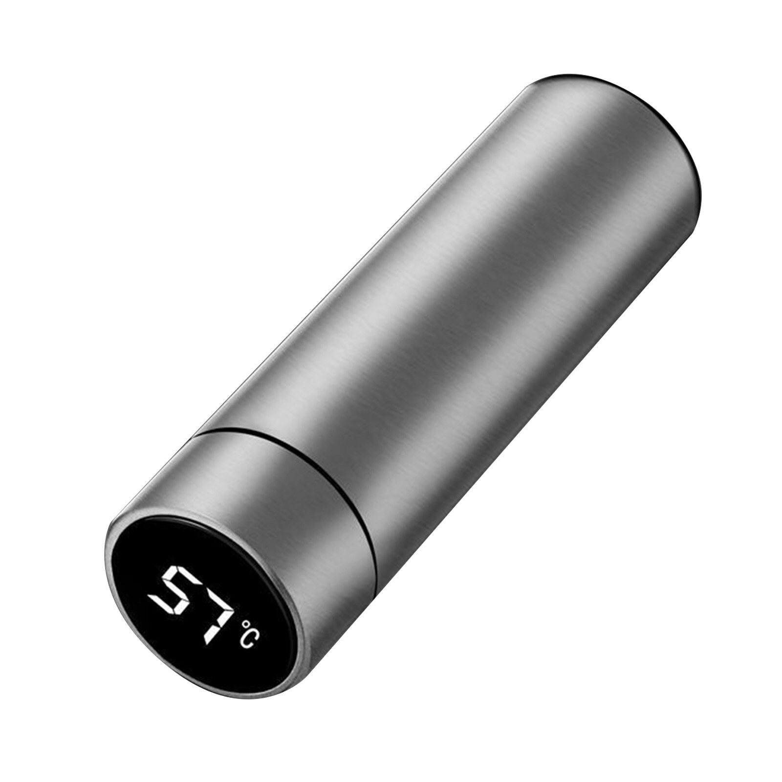 Bottle Waterproof LED Touch Screen Real-Time Water Temperature Display Water Bottle XR: steel color