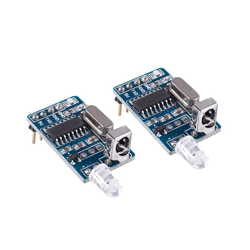2 pièces IR émetteur-récepteur infrarouge décodeur Module TTL Communication télécommande pour Arduino: Default Title