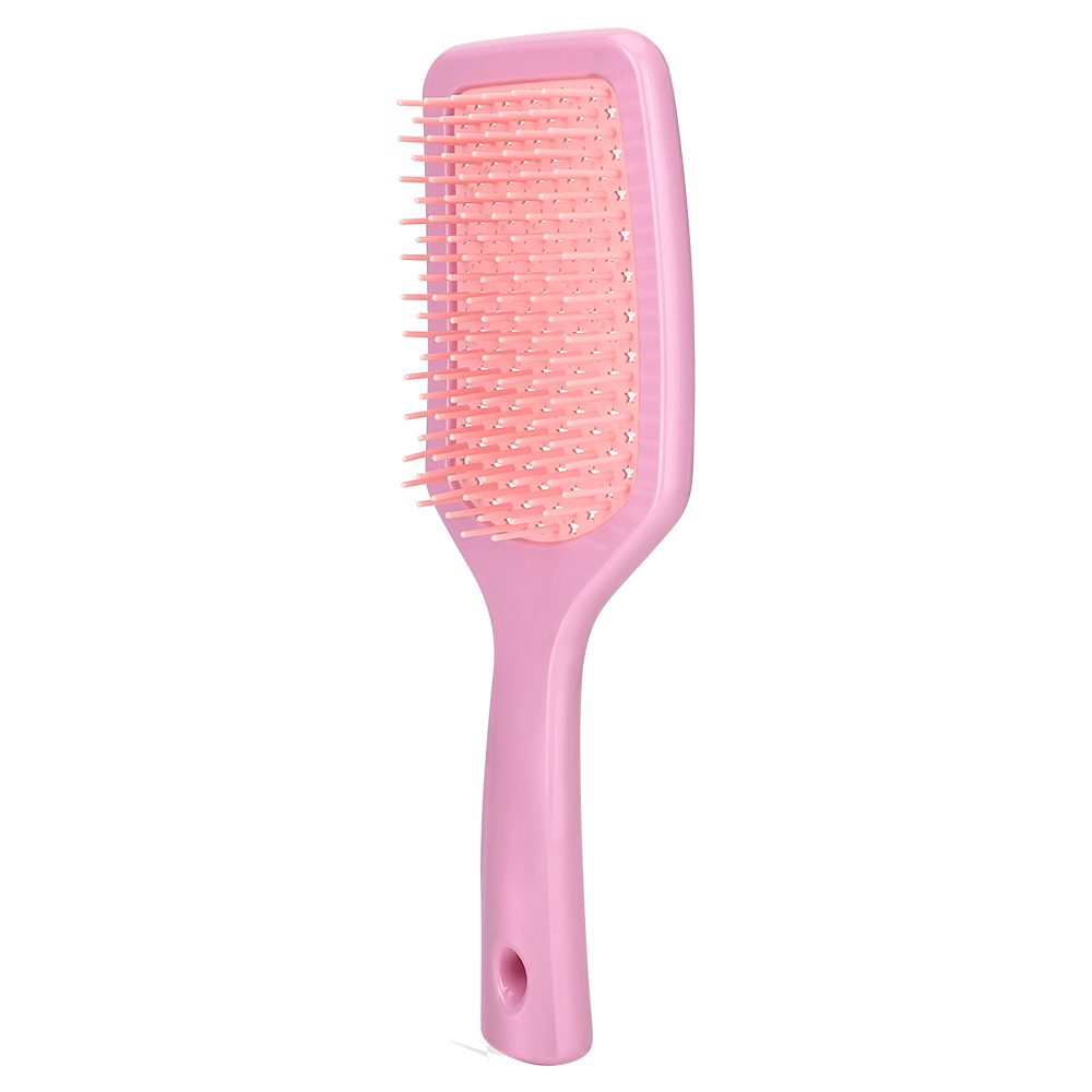 Air Cushion Hair Brush Painless Detangling & Anti-Static, Scalp Massage for All Hair Types Styling Tool for Wet Dry Salon Home: Pink