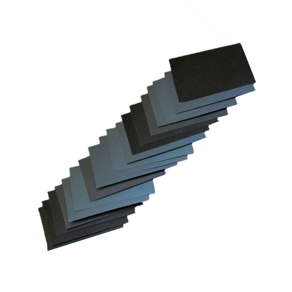 400 600 800 1000 1200 1500 Grit Sandpaper Wet/Dry 3"x 5 1/2 16pcs For Polishing Silicon Carbide Material