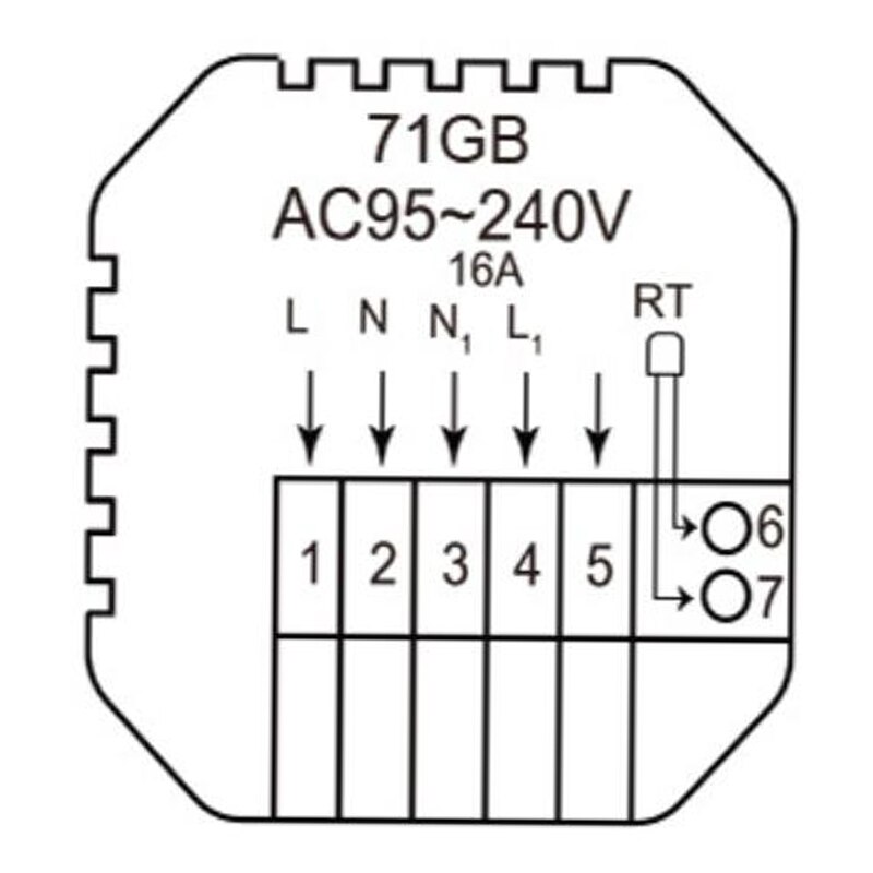220v 16a digital golvvärme rumstermostat lcd programmerbar eluppvärmning golvtemperaturregulator