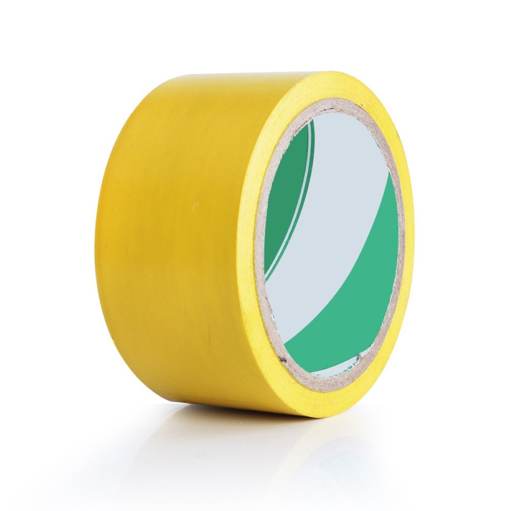 Black and yellow floor tape identification tape Warehouse Factory Waterproof PVC Caution Barrier Marking Safety Warning Tape: Yellow