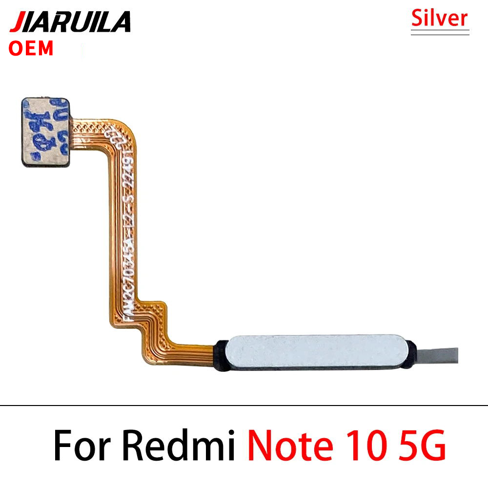 Für Xiaomi Redmi Hinweis 10 Pro 10 s 10 4G 5G Fingerprint Sensor Home Return Key Menü Taste Flex band Kabel: Lila