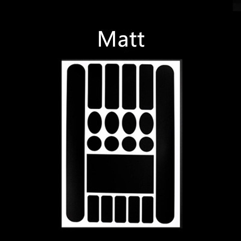 Bicycle Frame Protective Stickers PVC Matt Fiber Mountain Bike Frame Decals Cicling Accessories Film Chain Protector Tape: Matt