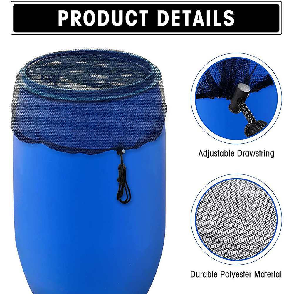 Buitenshuis Gaashoes 60-120Cm Regenvat Pe Wateropvangbak Filter Net Anti-Muggenwater Beschermingsnet